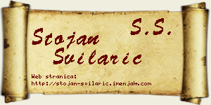 Stojan Svilarić vizit kartica